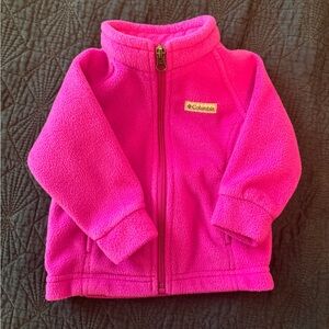 Columbia fleece - infant 6-12 months - purple/berry color